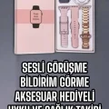 BUĞZ Akıllı Saat Bluetooth Bağlantılı Aksesuar Hediyeli GPS Takibi