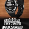 BUĞZ Akıllı Saat Bluetooth Bağlantılı Amoled Ekran Uyku ve Sağlık Takibi