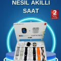 BUĞZ Akıllı Saat Bluetooth Kulaklık Adımsayar Sağlık Takibi Çağrı Cevaplama