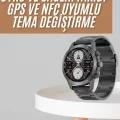 BUĞZ Akıllı Saat Çelik Kordon Çağrı Cevaplama Amoled Ekran Titreşimli Uyku ve Sağlık Takibi Yeni Nesil
