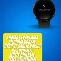  Akıllı Saat Çok Fonksiyonlu Çağrı Cevaplayabilen Bildirim Görme Uzun Pil Ömrü