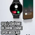  Akıllı Saat Çok Fonksiyonlu Sesli Görüşme NFC Uyumlu Amoled Ekran