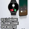 BUĞZ Akıllı Saat Çok Fonksiyonlu Sesli Görüşme NFC Uyumlu Amoled Ekran - BUĞZ