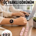 BUĞZ Akıllı Saat – Dokunmatik Ekran, Spor Modu ve Kalp Atış Sensörü Yeni Nesil