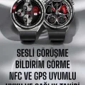  Akıllı Saat GPS VE NFC Özelliği Sesli Görüşme Dokunmstik Ekran