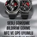 BUĞZ Akıllı Saat GPS VE NFC Özelliği Sesli Görüşme Dokunmstik Ekran - BUĞZ