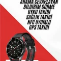 BUĞZ Akıllı Saat Ios Ve Android Tüm Telefonlara Uyumlu Çok Fonksiyonlu Amoled Ekran