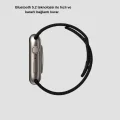 BUĞZ Akıllı Saat Kablosuz Şarjlı Bluetooth 5.2 Arama Bildirim Sesli Asistan 420 mAh