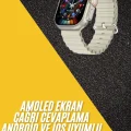 BUĞZ Akıllı Saat Kol Saati Android ve İOS Uyumlu Nabız Ölçer Sesli Asistan Yeni Nesil