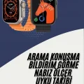 BUĞZ Akıllı Saat Kordon Hediyeli Güçlü Batarya Kapasiteli Titreşimli Bildirim Görme Unisex
