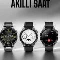 BUĞZ Akıllı Saat Metal Kordonlu GPS ve NFC Uyumlu Arama Cevaplayan