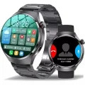 BUĞZ Akıllı Saat Metal Kordonlu GPS ve NFC Uyumlu Arama Cevaplayan