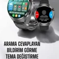 BUĞZ Akıllı Saat Metal Kordonlu GPS ve NFC Uyumlu Arama Cevaplayan - BUĞZ