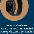  Akıllı Saat Nabız Ölçer Uyku Takibi Adımsayar Alarm ve Hatırlatıcı Çağrı Cevaplama