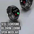 BUĞZ Akıllı Saat Sesli Görüşme Bluetooth Bağlantılı 3 Kordonlu - BUĞZ