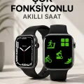 BUĞZ Akıllı Saat Tema Değiştirme Uyku ve Sağlık Takibi Sesli Asistan Bildirim Görme