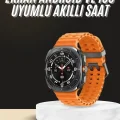 BUĞZ Akıllı Saat Unısex Zarif Görünümlü Titanyum Kasa Amoled Ekran Müzik Dinleme