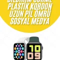 BUĞZ Akıllı Saat Uyku ve Sağlık Takibi Arama Cevaplama 44 MM Amoled Ekran - BUĞZ