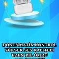 BUĞZ Akıllı Saat ve Kulaklık Seti Bildirim Görme Arama Cevaplama ANC Özelliği