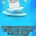 BUĞZ Akıllı Saat ve Kulaklık Seti Bildirim Görme Arama Cevaplama ANC Özelliği - BUĞZ