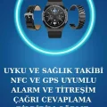BUĞZ Akıllı Saat ve Kulaklık Seti Bildirim Görme Arama Cevaplama ANC Özelliği - BUĞZ