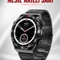 BUĞZ Akıllı Saat Yeni Nesil Bluetooth Bağlantılı Uyku ve Sağlık Takibi NFC ve GPS