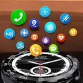 BUĞZ Akıllı Saat Yeni Nesil Bluetooth Bağlantılı Uyku ve Sağlık Takibi NFC ve GPS