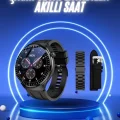 BUĞZ Akıllı Saat Yeni Nesil Üç Kordonlu Nabız Ölçer Çağrı Cevaplama