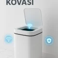 BUĞZ Akıllı Sensörlü Antibakteriyel Çöp Kovası 20 Litre Çöp Kutusu, Çöp Torbası Uyumlu Kapak