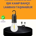 BUĞZ Akıllı Sensörlü USB Şarjlı Kamp Lambası