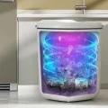  Akıllı Teknolojik Sensörlü Çöp Kovası Işık Antibakteriyel Koku Geçirmez Mutfak Banyo Wc Ofis 20l Uv