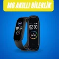  Akıllı Uyumlu Bileklik M6 Adımsayar Spor Modları Çağrı Görme Türkçe Menü