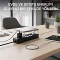 BUĞZ Akım Korumalı 4’lü Priz 2xusb 2xtype-c Çıkış Yüksek Gerilim Koruma Priz Çoğaltıcı