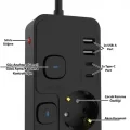 BUĞZ Akım Korumalı 4’lü Priz 2xusb 2xtype-c Çıkış Yüksek Gerilim Koruma Priz Çoğaltıcı