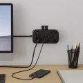 BUĞZ Akım Korumalı Priz 2 Usb + 2 Type-c Girişli 2 Metre Kablosu Anahtarlı Ve Duvara Monte Edilebilir
