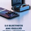 Aktif Gürültü Önleme (ANC) ve Suya Dayanıklı Kulaklık Android & iOS Uyumlu