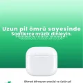 BUĞZ Aktif Gürültü Önlemeli (ANC) TWS Bluetooth Kulaklık, Şeffaf Mod ve Dokunmatik Kontrol