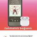 BUĞZ Aktif Gürültü Önlemeli (ANC) TWS Bluetooth Kulaklık, Şeffaf Mod ve Dokunmatik Kontrol