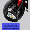 BUĞZ Alarm Sensörlü Disk Kilidi Motosiklet Scooter Bisiklet Güvenlik Yeni Nesil