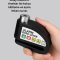 BUĞZ Alarm Sensörlü Disk Kilidi Motosiklet Scooter Bisiklet Güvenlik Yeni Nesil