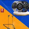BUĞZ Alarm ve Titreşim Özellikli Akıllı Saat ve Mikrofonlu Kablolu Bluetooth Kulaklık 60 Saat