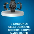 BUĞZ Alarm ve Titreşim Özellikli Akıllı Saat ve Mikrofonlu Kablolu Bluetooth Kulaklık 60 Saat
