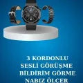BUĞZ Alarm ve Titreşim Özellikli Akıllı Saat ve Mikrofonlu Kablolu Bluetooth Kulaklık 60 Saat - BUĞZ
