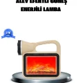BUĞZ Alev Efektli Solar Lamba COB Işıklı Taşınabilir Bahçe Kamp Aydınlatma