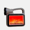 BUĞZ Alev Efektli Solar Lamba COB Işıklı Taşınabilir Bahçe Kamp Aydınlatma