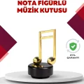 BUĞZ Altın Nota Temalı Müzik Kutusu  Müzikli Hediyelik