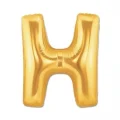  Altın Sarısı Folyo Harf Balon 1 Metre