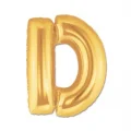  Altın Sarısı Folyo Harf Balon 1 Metre