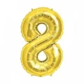 BUĞZ Altın Sarısı Folyo Rakam Balon 1 Metre