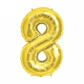 BUĞZ Altın Sarısı Folyo Rakam Balon 1 Metre